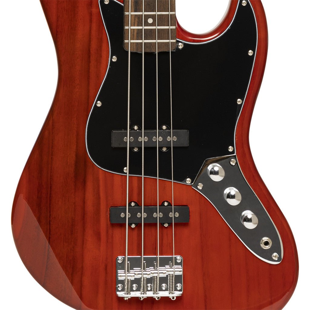 STAGG JAZZ BASS RED - Music Planet New Zealand