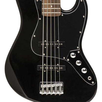 STAGG JAZZ BASS SATIN BLACK 5 STRING - Music Planet New Zealand