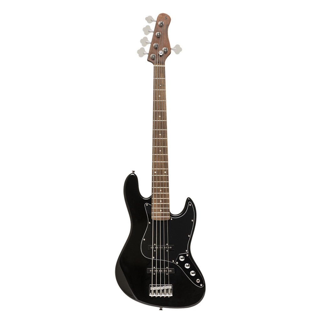 STAGG JAZZ BASS SATIN BLACK 5 STRING - Music Planet New Zealand