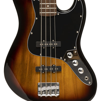 STAGG JAZZ BASS SUNBURST - Music Planet New Zealand