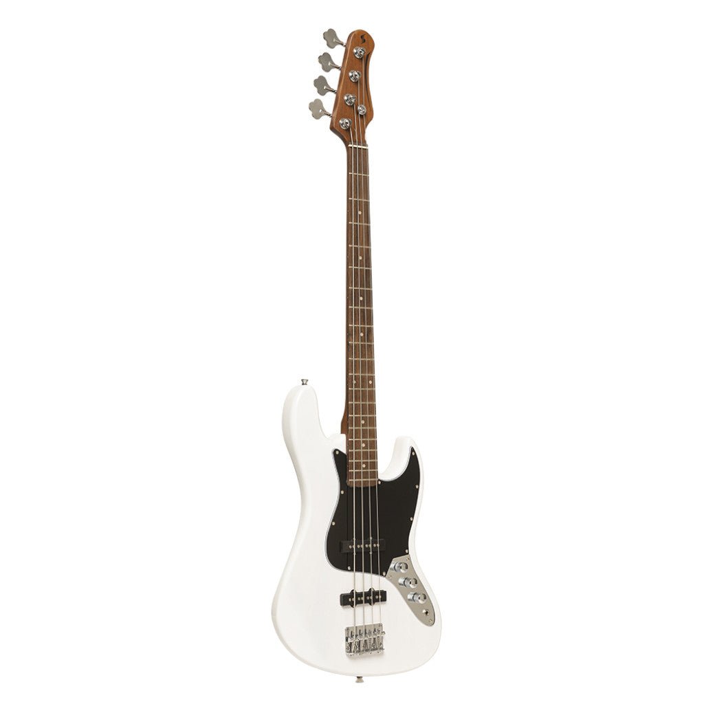 STAGG JAZZ BASS WHITE - Music Planet New Zealand