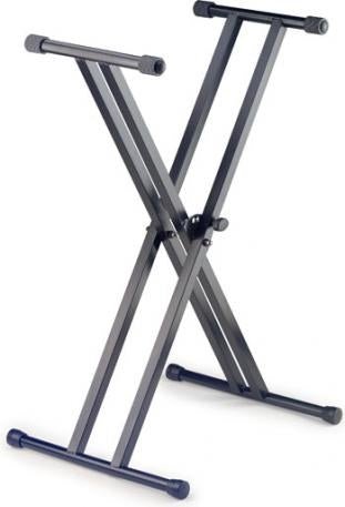 STAGG KXS - A6 DOUBLE BRACE X KEYS STAND - Music Planet New Zealand