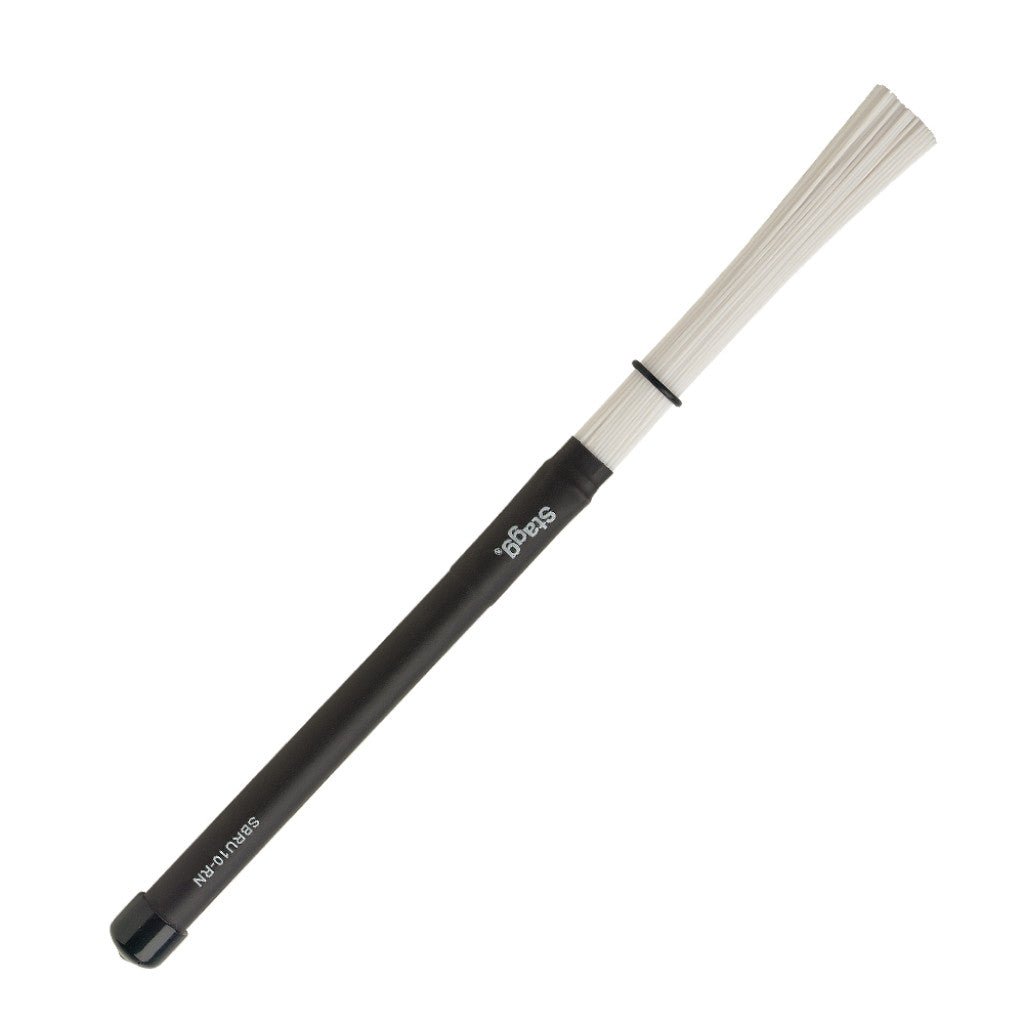 STAGG NYLON BRUSHES WITH RUBBER HANDLE - Music Planet New Zealand