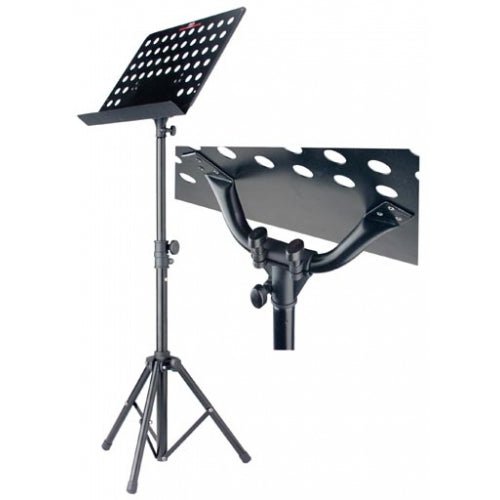 STAGG ORCHESTRAL MUSIC STAND WITH HOLES - Music Planet New Zealand