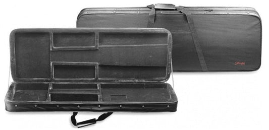 STAGG RECTANGULAR GUITAR POLYFOAM CASE BK - Music Planet New Zealand