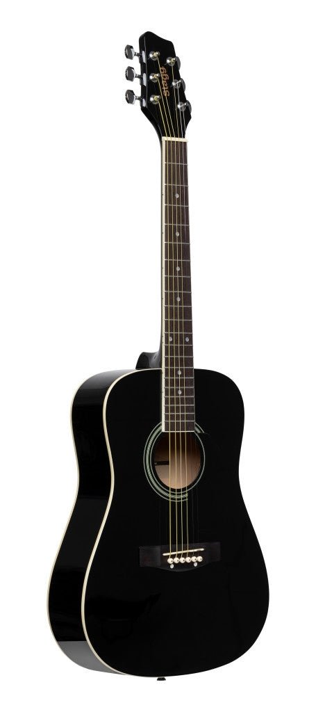 STAGG SA20D 3/4 SIZE ACOUSTIC IN BLACK - Music Planet New Zealand