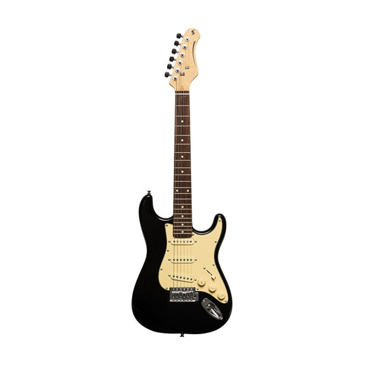 Stagg SES30 3/4 Sized Electric Guitar Black - Music Planet NZ