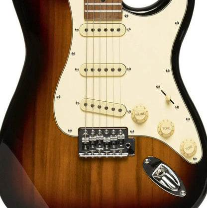 Stagg SES55 Vintage Series Electric Guitar in Sunburst - Music Planet New Zealand
