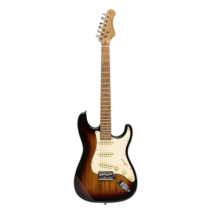 Stagg SES55 Vintage Series Electric Guitar in Sunburst - Music Planet New Zealand