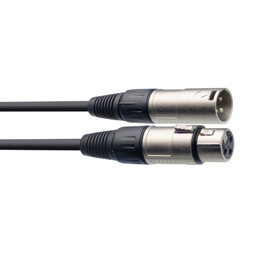 Stagg SMC6 XLR Microphone Cable – 20ft Black - Music Planet New Zealand