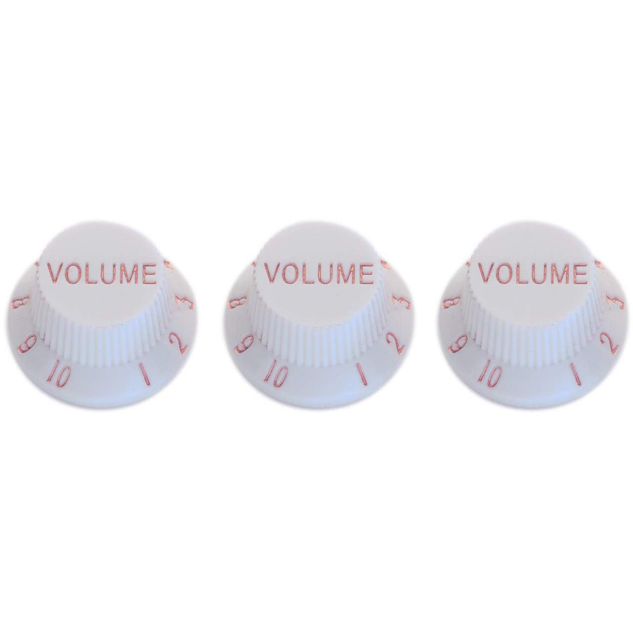 Stagg SP - KNST Electric Guitar Volume & Tone Knobs Set - White - Music Planet NZ