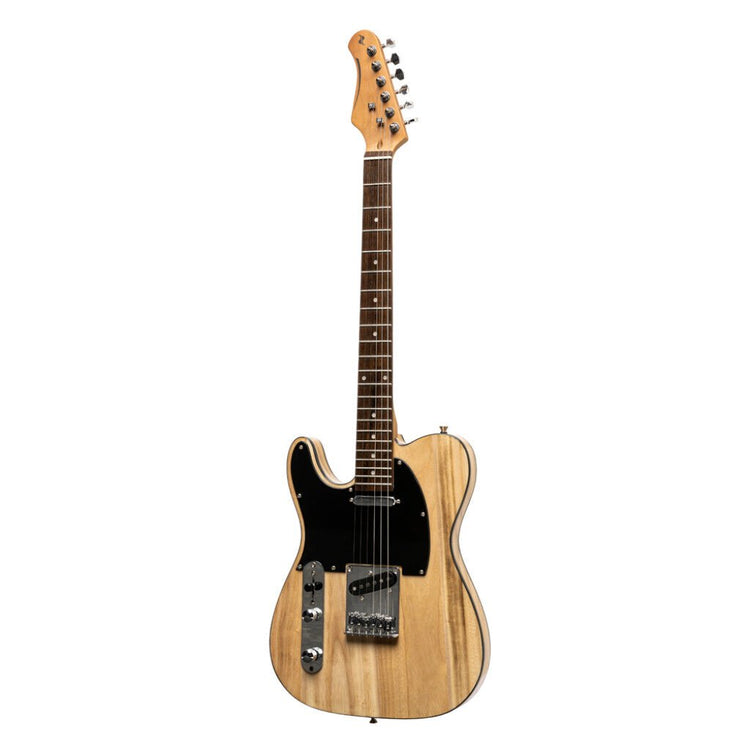 Stagg T - Style Electric Guitar in Natural (Left Handed) - Music Planet New Zealand