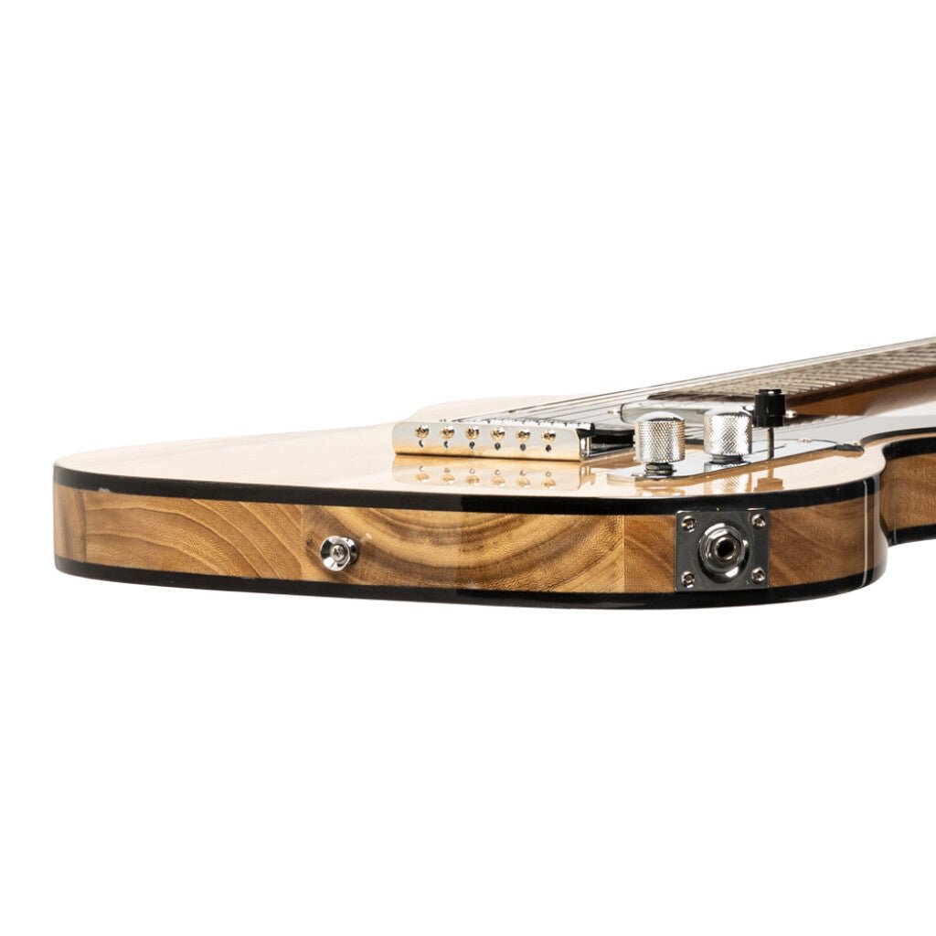 Stagg T - Style Electric Guitar in Natural (Left Handed) - Music Planet New Zealand