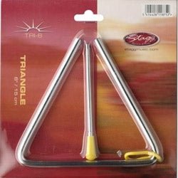 STAGG TRI - 6 TRIANGLE W/BEATER 1.2MM 6 IN - Music Planet New Zealand