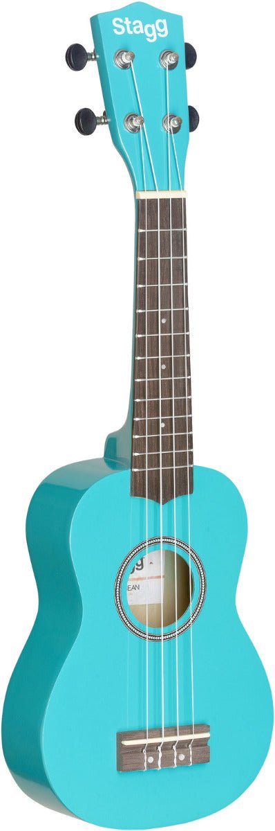 STAGG US - OCEAN COLOURED UKULELE & BAG - Music Planet New Zealand