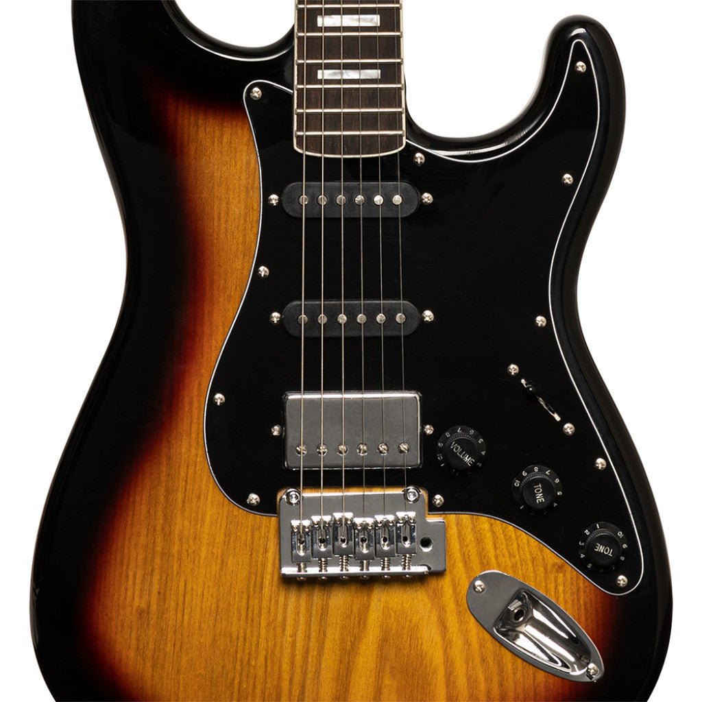 Stagg SES 60 Vintage Series Electric Guitar Sunburst Music Planet NZ stagg-ses-60-vintage-series-electric-guitar-sunburst-music-planet-nz