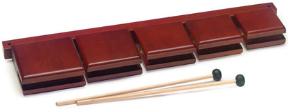 Stagg Wooden Temple Block Set with Stand and Bag - Music Planet NZ