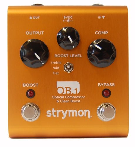 STRYMON OB1 - OPTICAL COMPRESSOR C/B PEDAL - Music Planet New Zealand