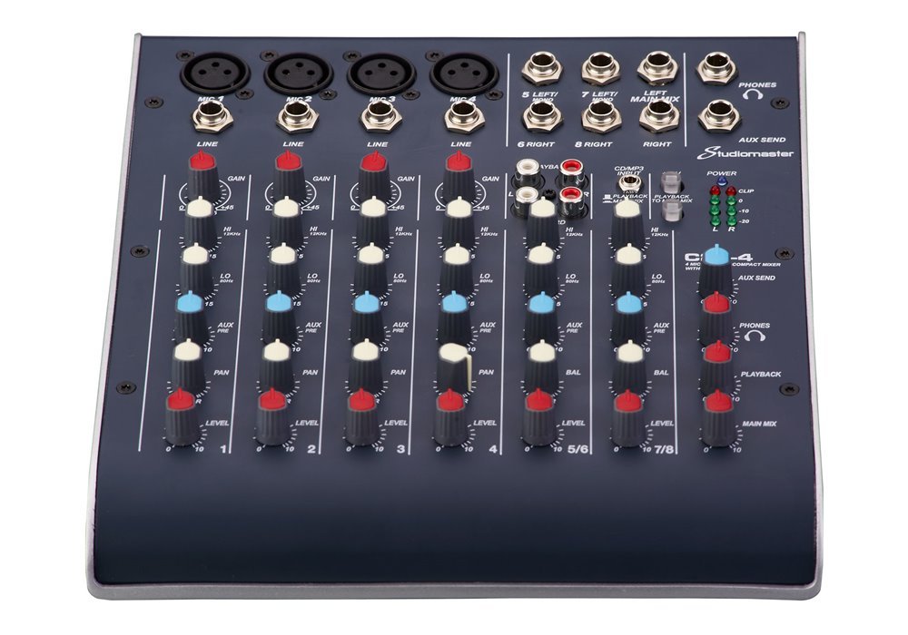 STUDIOMASTER C2S - 4 4 MONO/2 STEREO MIXER - Music Planet New Zealand