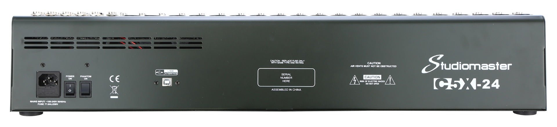 STUDIOMASTER C5X - 24 COMPACT MIXER - Music Planet New Zealand