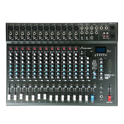 STUDIOMASTER CLUB XS16+12MIC AND 2 STEREO MIXER - Music Planet New Zealand