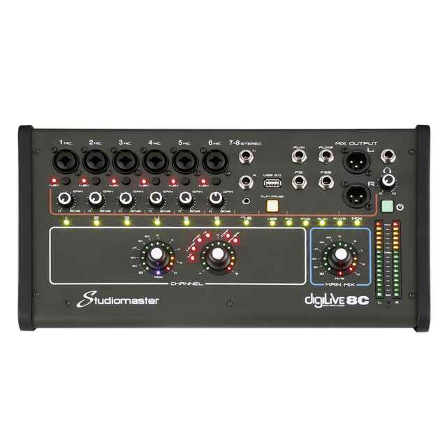 STUDIOMASTER DIGILIVE 8C COMPACT DIGITAL - Music Planet New Zealand