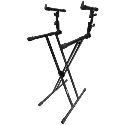 STUDIOMASTER DOUBLE TIERED X KEYBOARD STAND - Music Planet New Zealand