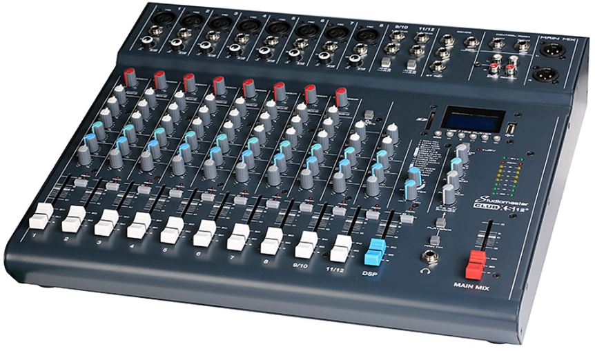 STUDIOMASTER XS12+ 8 MONO/2 STEREO MIXER - Music Planet New Zealand