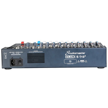 STUDIOMASTER XS12+ 8 MONO/2 STEREO MIXER - Music Planet New Zealand