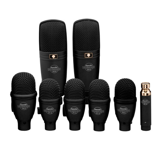 SUPERLUX 8 PIECE DRUM MIC SET - Music Planet New Zealand