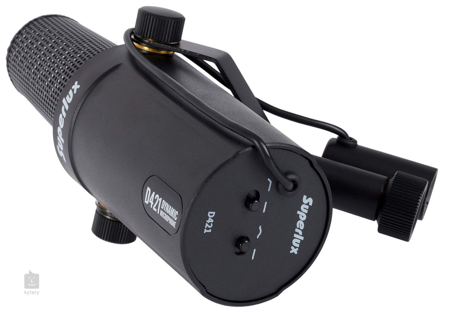 SUPERLUX D421 DYNAMIC BROADCAST MICROPHONE - Music Planet New Zealand