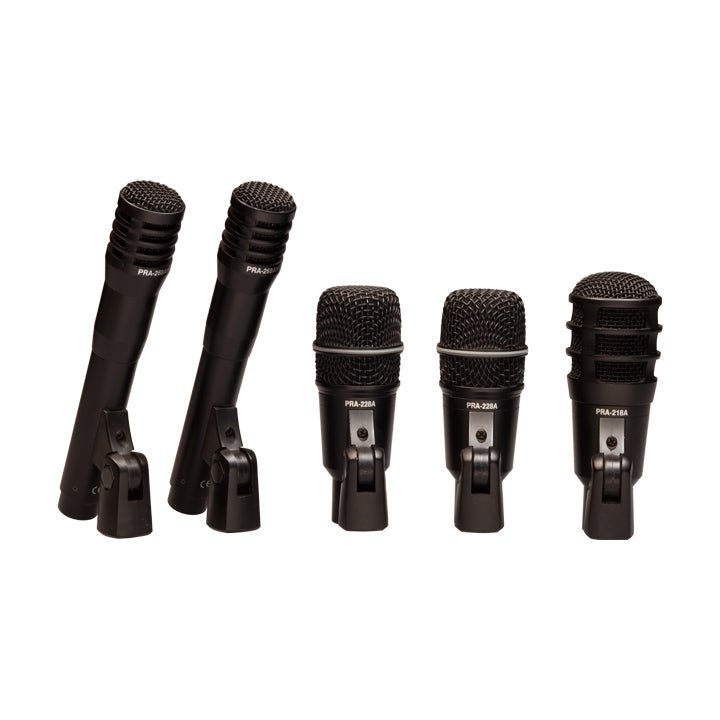 Superlux DRKA3C2 Compact 5 - Piece Drum Microphone Set - Music Planet NZ