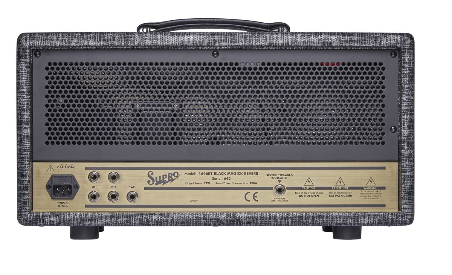 SUPRO BLACK MAGICK REVERB HEAD - Music Planet New Zealand