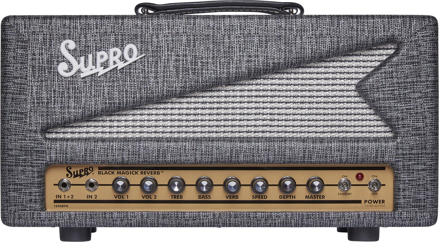 SUPRO BLACK MAGICK REVERB HEAD - Music Planet New Zealand