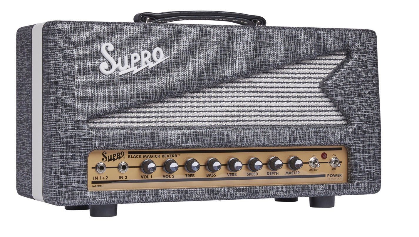 SUPRO BLACK MAGICK REVERB HEAD - Music Planet New Zealand