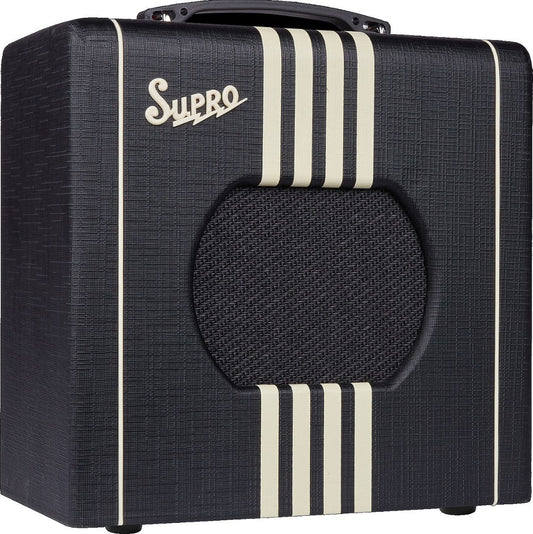 SUPRO DELTA KING 8 BLACK/CREAM - 1W TUBE - Music Planet New Zealand