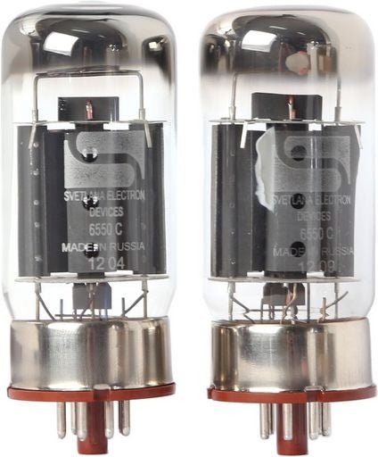 SVETLANA 6550C VALVE MATCHED PAIR - Music Planet New Zealand