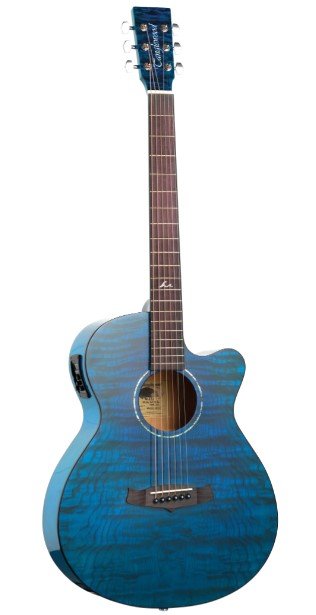 TANGLEWOOD AZURE SUPERFOLK ELECTRO QUILT ASH BLUE - Music Planet New Zealand
