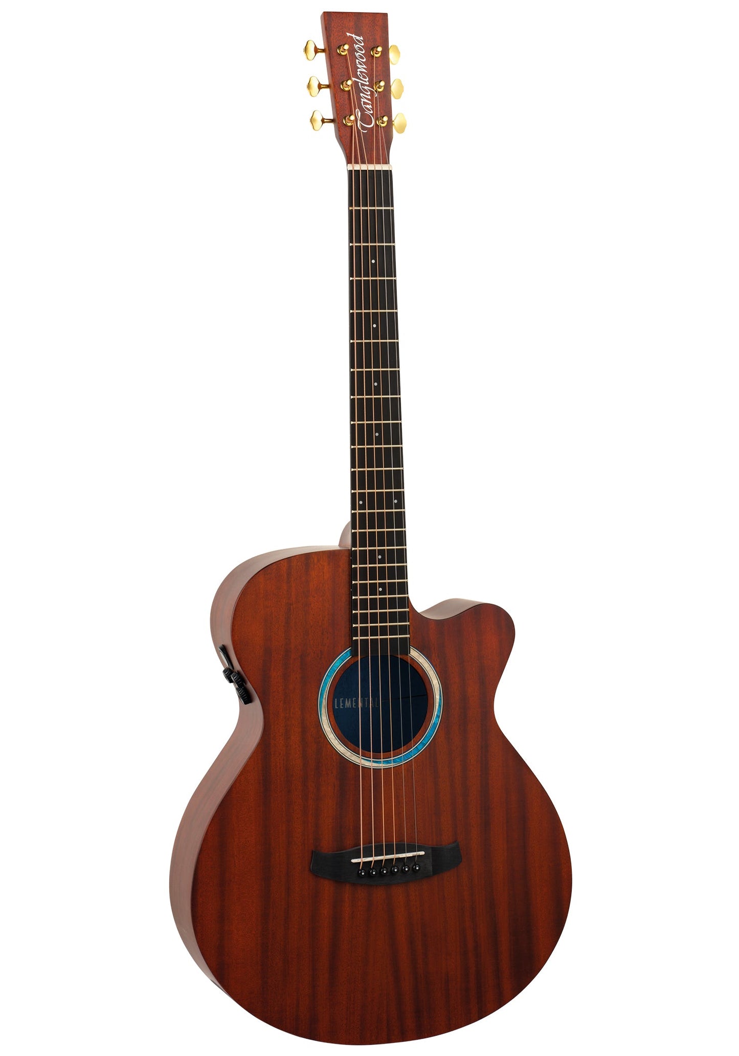 Tanglewood TE4CE Elemental Deluxe Electro - Acoustic Guitar - Natural Satin - Music Planet NZ