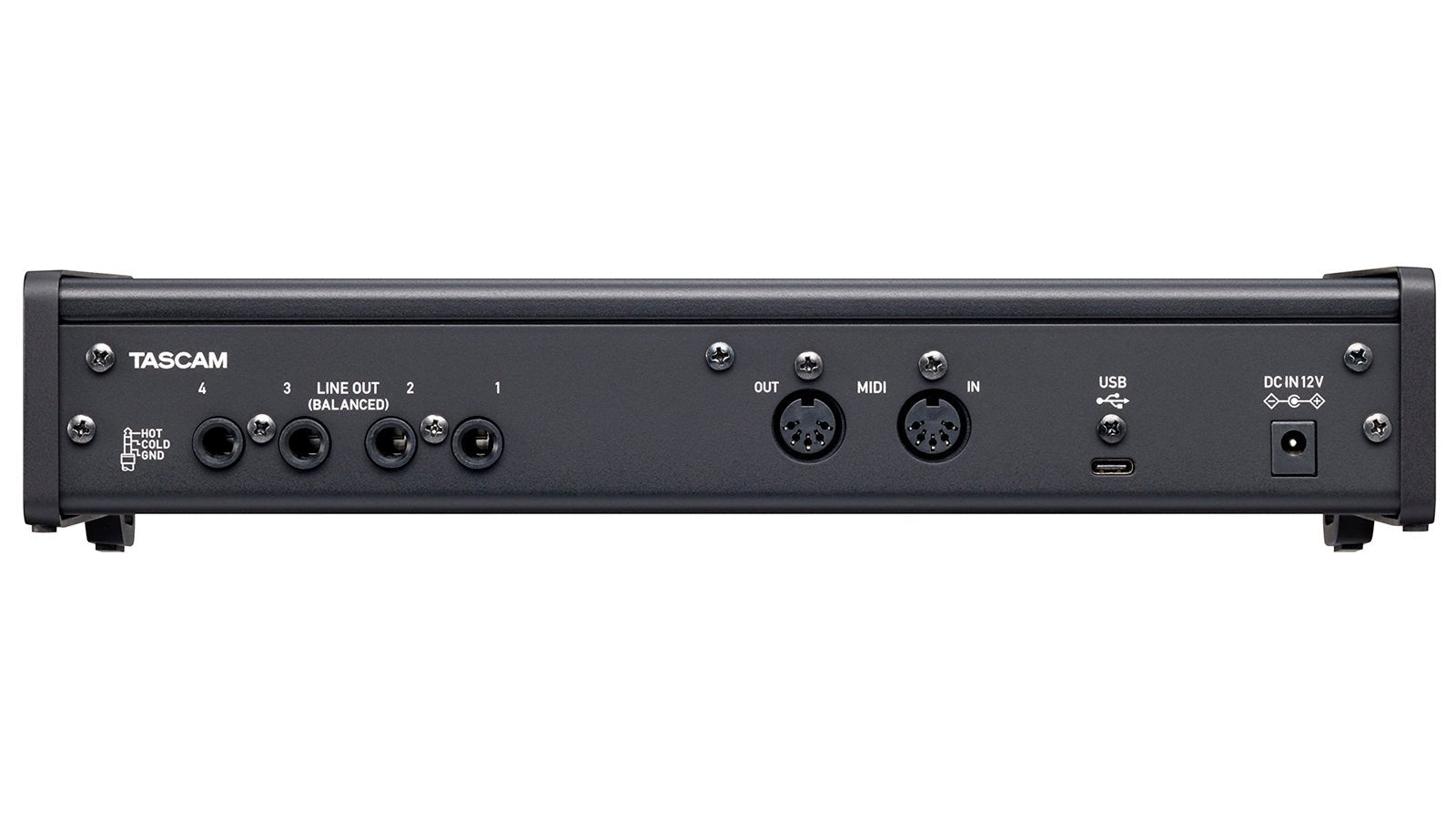 TASCAM 4X4 USB AUDIO INTERFACE HR/HIGH RESOLUTION - Music Planet New Zealand
