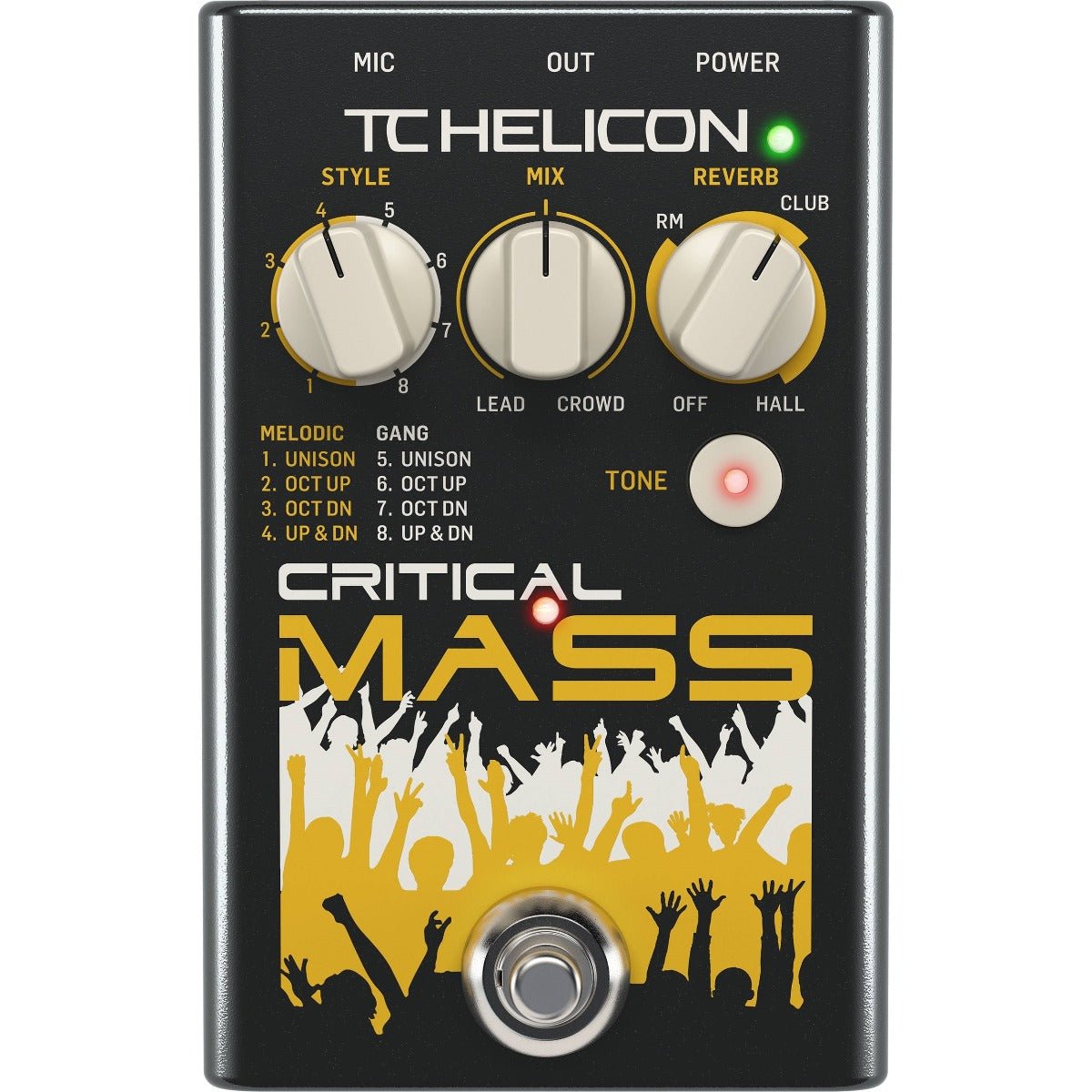 TC HELICON CRITICAL MASS VOCAL PEDAL - Music Planet New Zealand