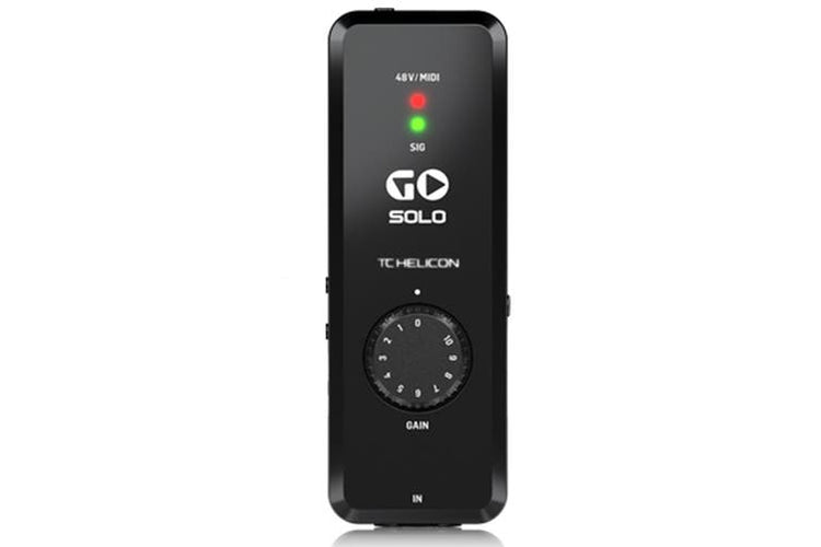 TC HELICON GO SOLO AUDIO INTERFACE - Music Planet New Zealand