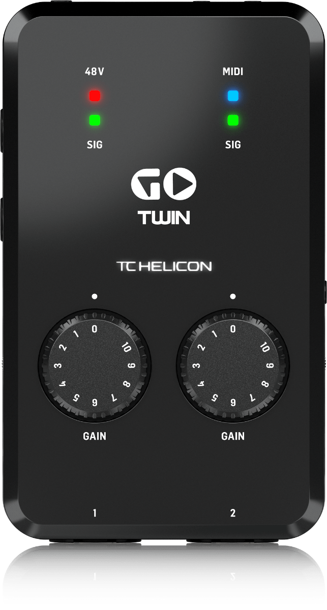 TC HELICON GO TWIN 2/2 AUDIO INTERFACE - Music Planet New Zealand