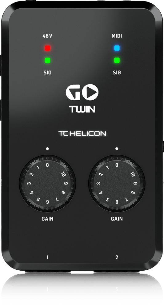 TC HELICON GO TWIN 2/2 AUDIO INTERFACE - Music Planet New Zealand