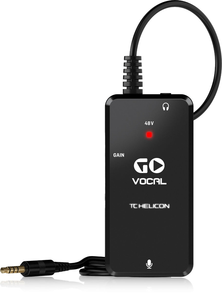 TC HELICON GO VOCAL MOBILE MICPREAMP 48V - Music Planet New Zealand