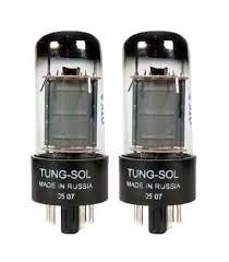 TUNGSOL 6V6 VALVE MATCHED PAIR - Music Planet New Zealand