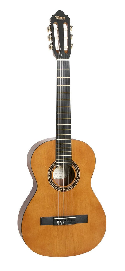 VALENCIA 3/4 SIZE CLASSICAL IN SUNBURST - Music Planet New Zealand