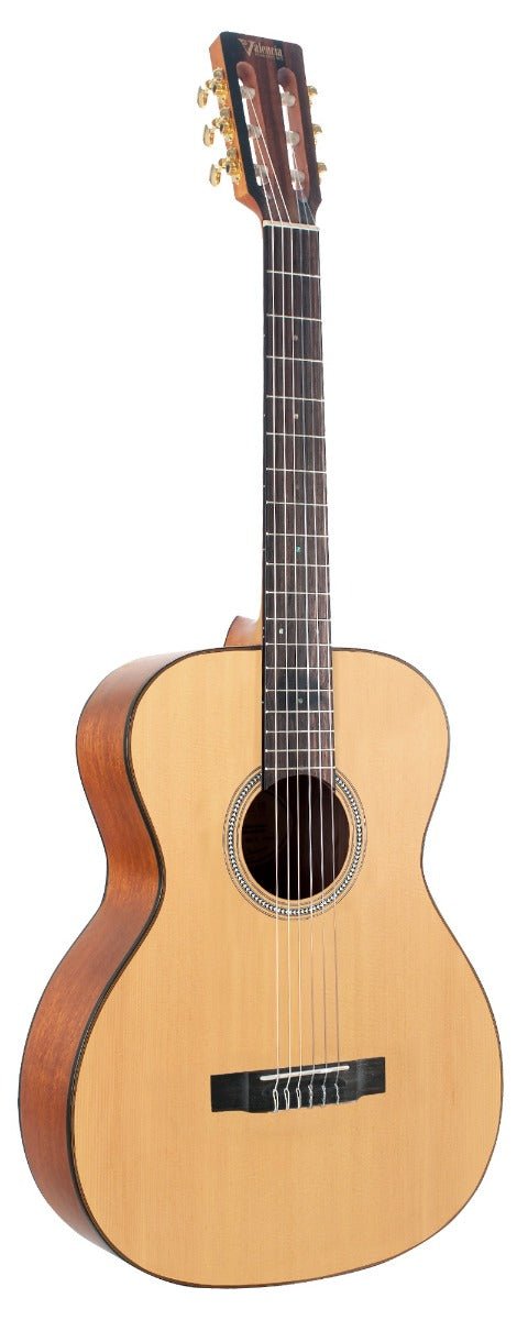 VALENCIA VA434 4/4 SIZE NYLON AUDITORIUM GUITAR IN NATURAL - Music Planet New Zealand
