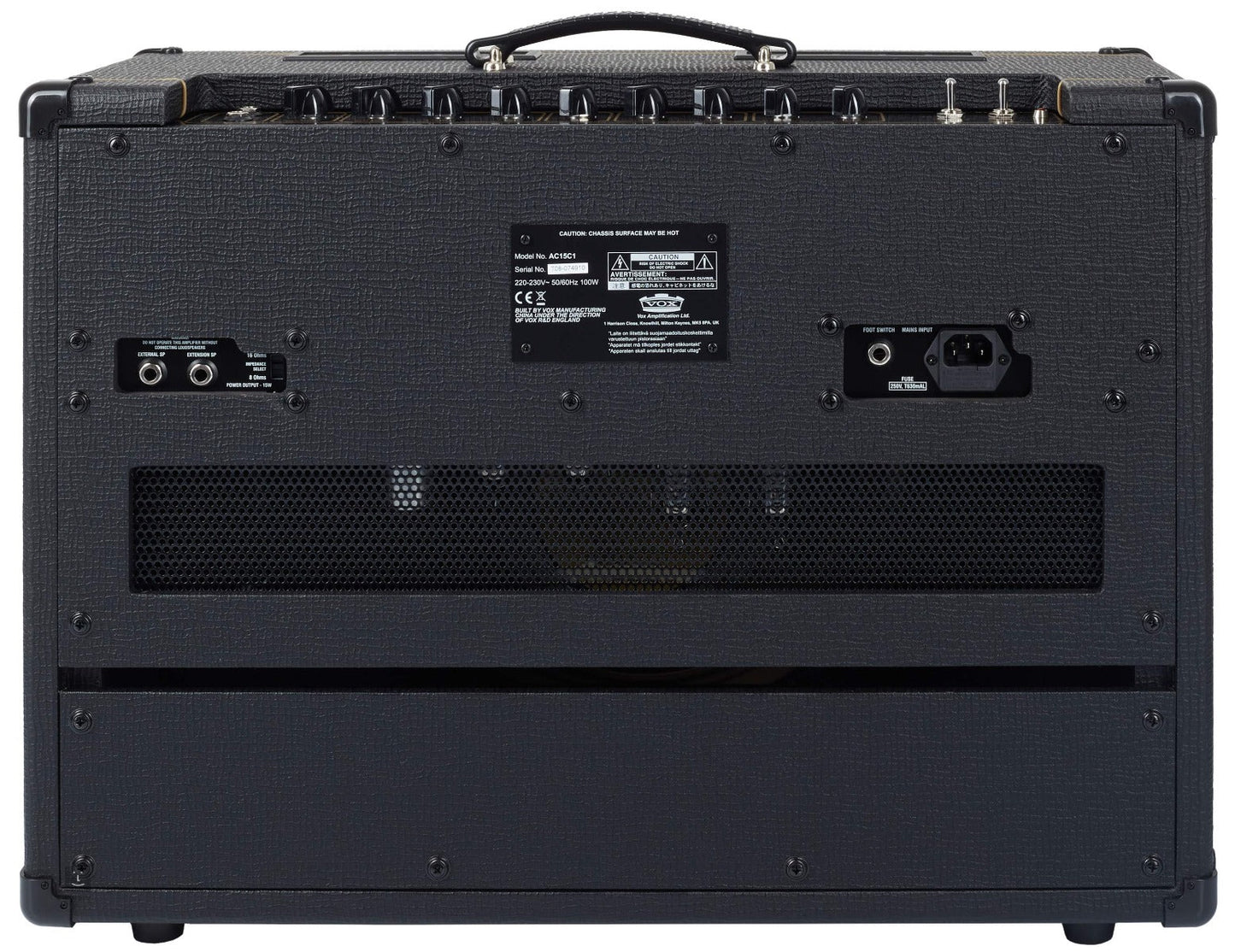 VOX AC15C1 TUBE COMBO X1 12 INCH GREENBACK - Music Planet New Zealand