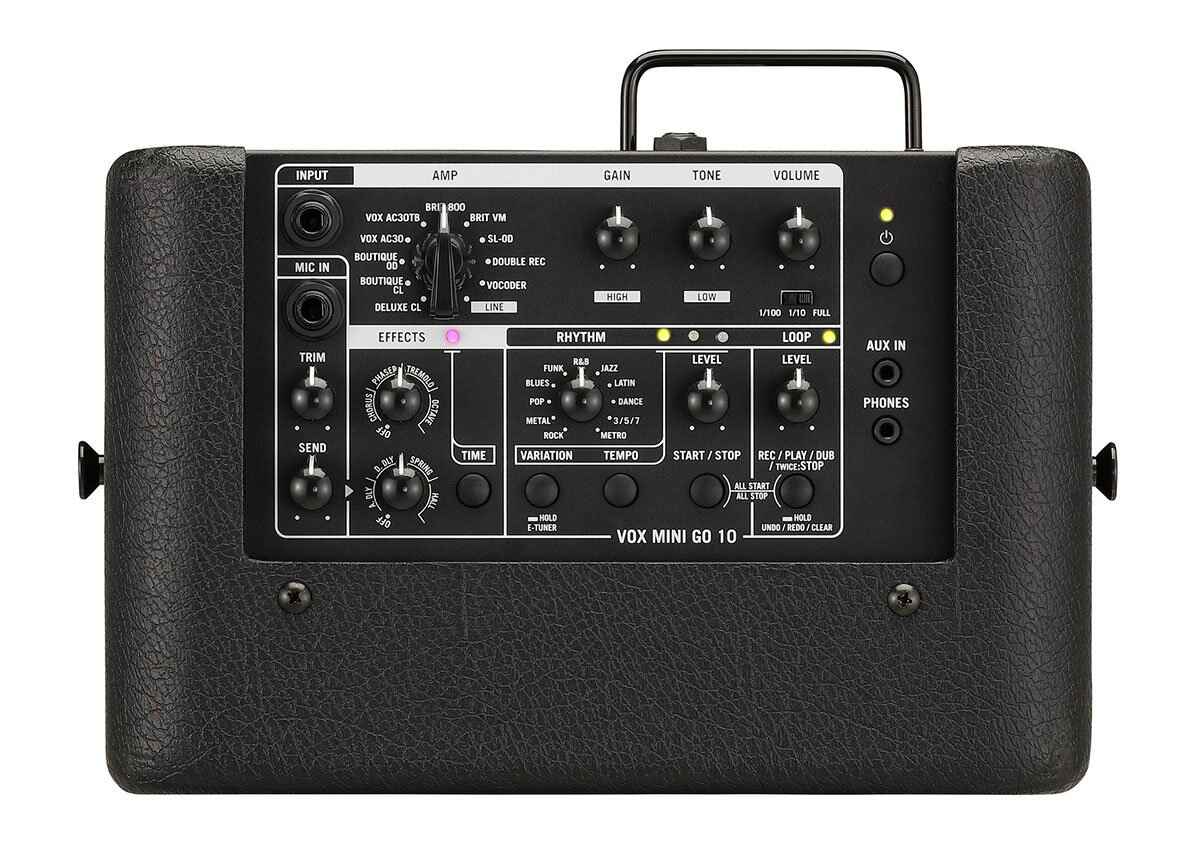 VOX MINI GO 10 アンプ本体 + VFS3 Vox Mini Go 10 Portable 10-Watt Modeling Amplifier | Music Planet NZ
